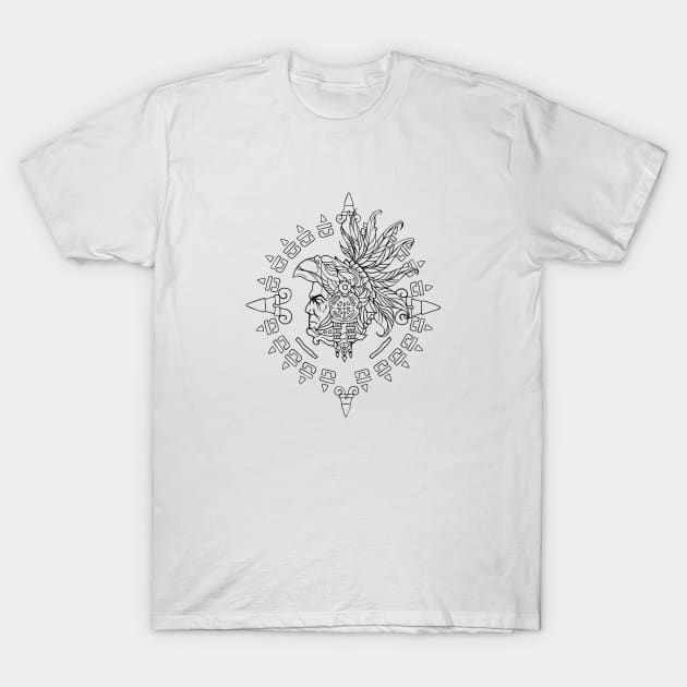 Aztecs symbol T-Shirt by BlackOwl